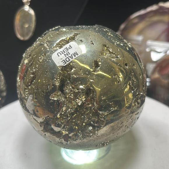 Glittering Silver Decorative Sphere